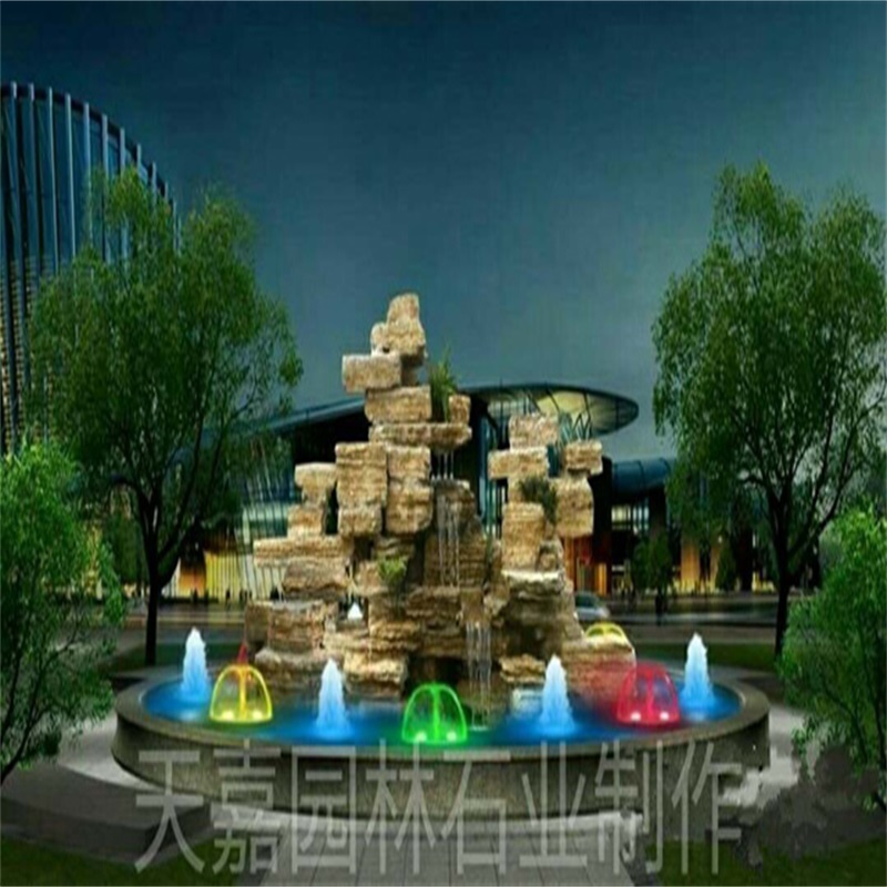 嵊州水幕墙喷泉设计